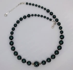 Graduated Tahitian Look Swarovski Pearl